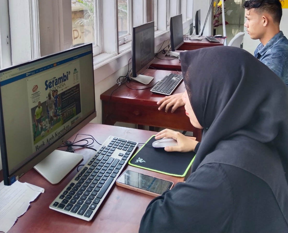 Pustaka UBBG Banda Aceh Sedia Pojok Baca Serambi Indonesia, Termasuk Bisa Akses Koran Digital Tribun Group